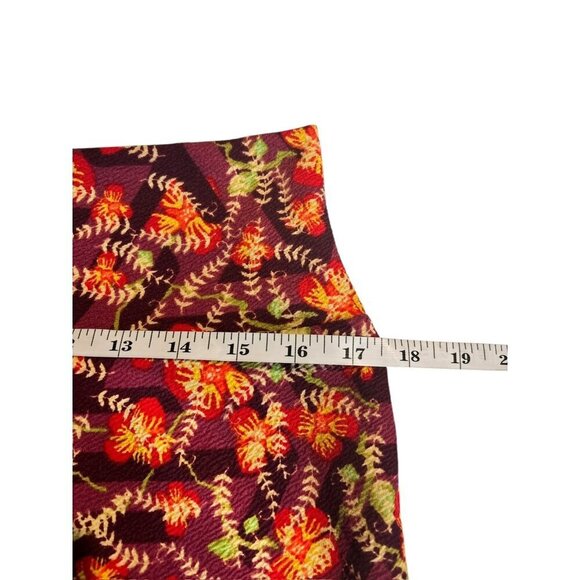 LuLaRoe Cassie Women's Multi Purple Skirt - Picture 5 of 6